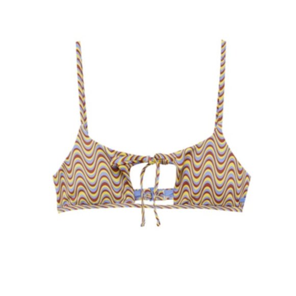 PULL & BEAR Cut Out Keyhole Bikini Top - Picture 4 of 10